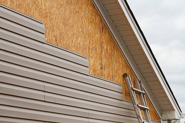 Professional Emergency Siding Repair technician working in Leesburg, GA